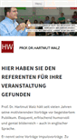 Mobile Screenshot of hartmutwalz.de